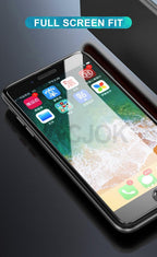 100D Curved Edge Full Cover Tempered Glass On The For iPhone 7 8 Plus Screen Protective Glass For iPhone 7 8 6 6S Plus Film Shock Absorbent Heavy Duty Protective Screen Glass Stevvex
