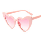 Elegant Retro  Love Heart Sunglasses Women Big Frame Personality Sunglasses Fashion Cute Retro Cat Eye Vintage Sunglasses  For Women and Girl - SJB-DIAMOND ELITES