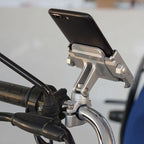 360 Degree Universal Bike Aluminum Alloy Motorcycle Motorbike Handlebar Phone Holder Stand Mount