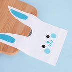 Hot Sale 20 / Batch Cute Rabbit Carrot Ear Biscuit Bag Candy Biscuit Gift Bag Snack Baking Packaging Supplies Easter Decoration Lootquake LLC