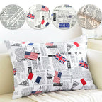 Newspaper Printed Fabric Quilting Cloth Cotton Linen For DIY Sewing Tablecloth Cushion Placemat Storage Bag Handicraft Materials Lootquake LLC