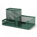 Mesh Desk Organizer Metal Office Storage Box with Compartment Stationery Holder Office Supplies Lootquake LLC