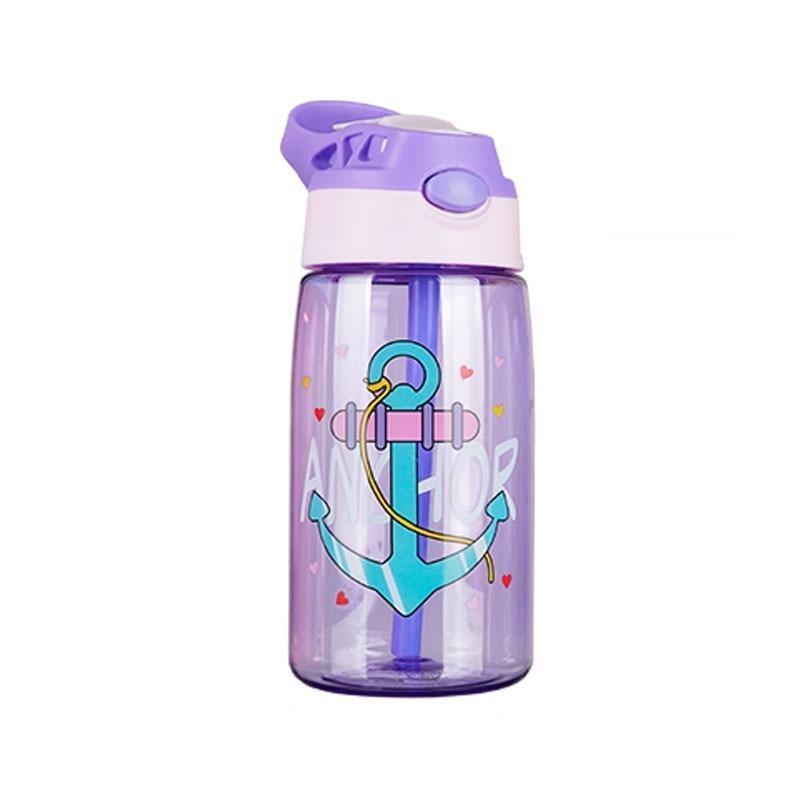 Kids Cartoon Leakproof Creative Baby Feeding Water Cup With Straws For Children Bright Colors Durable Kid Bottles Stevvex