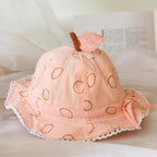 Baby Sun Hat Heart Print Baby Boy/Girl Hat Outdoor Kids Bucket Hat Children Hat Baby Beach Caps Beanie For Girls