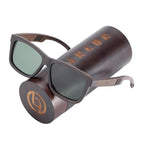 New Elegant Square Sunglasses Bamboo Brown Wood Sun glasses Polarized Vintage For Women and Men With UV400 Protection - SJB-DIAMOND ELITES