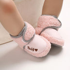 Baby Winter Warm First Walkers Cotton Baby Shoes Cute Infant Baby Shoes Soft Sole Shoe For Toddlers For Boys And Girls