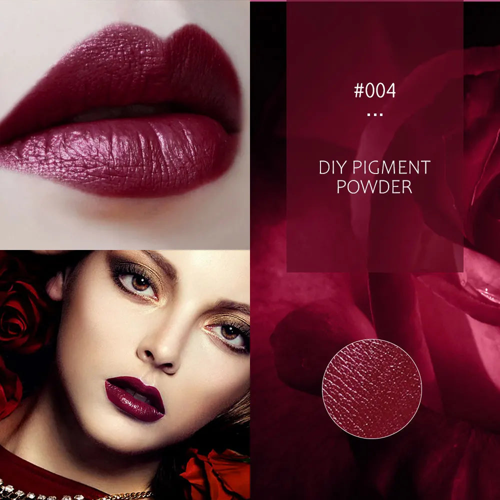 32 Colors Makeup Lip Stick Powder Long Lasting Lip Gloss Cosmetic Pigment DIY Lip Gloss Powder Material Lip Glaze Pigment Lootquake LLC