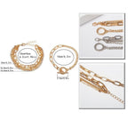 Bohemian Geometric Crystal Multi Layer Bracelets Bangles Charm Adjustable Lasso Bracelet Set For Women Luxury  Jewelry Gifts - SJB-DIAMOND ELITES