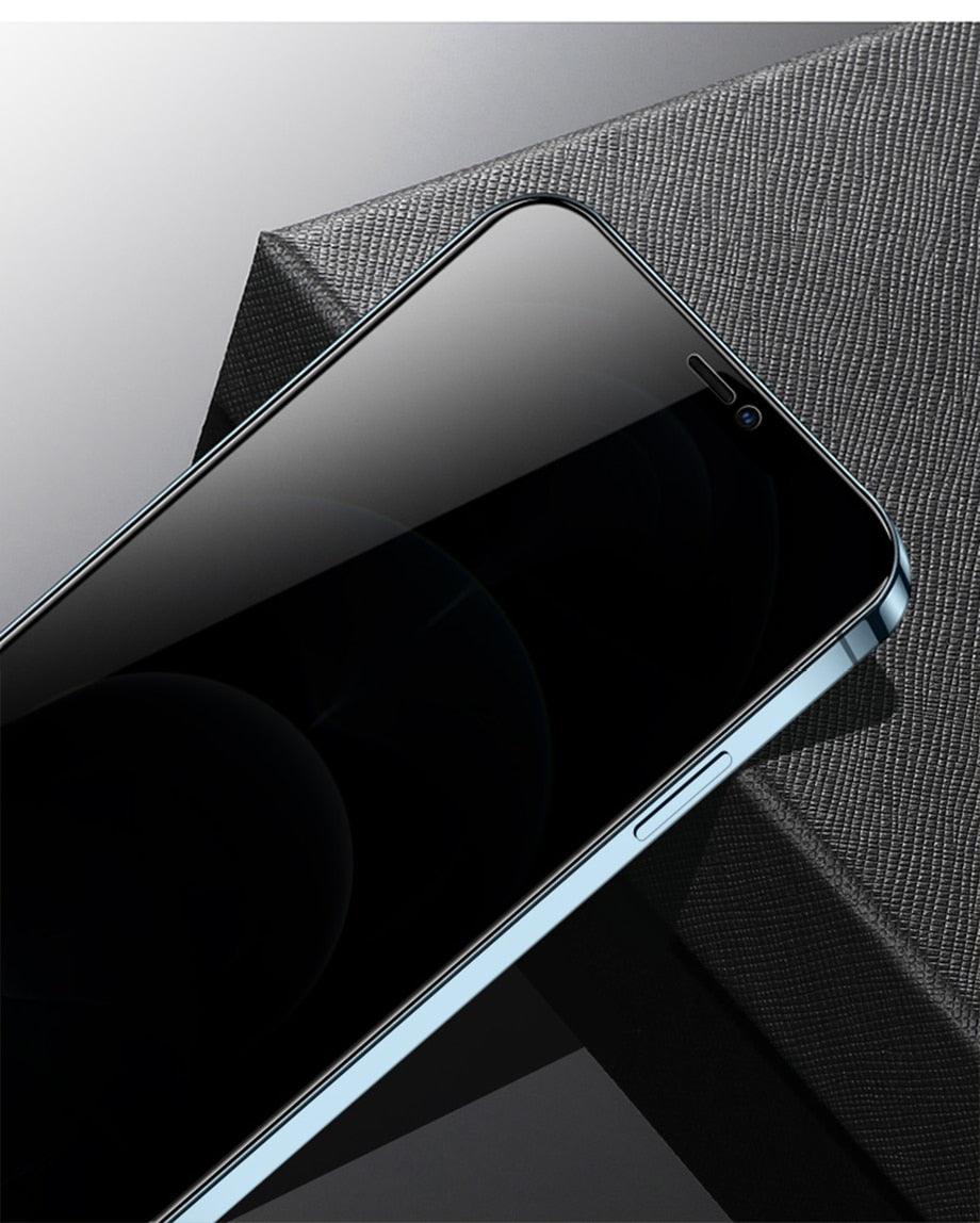 8K Privacy Protective Glass For iPhone 11 12 13 14 Pro Max XR Anti Spy Tempered Glass For iPhone 14 13 12 Screen Protector Film Edge to Edge Case Friendly Screen Protection Film Stevvex