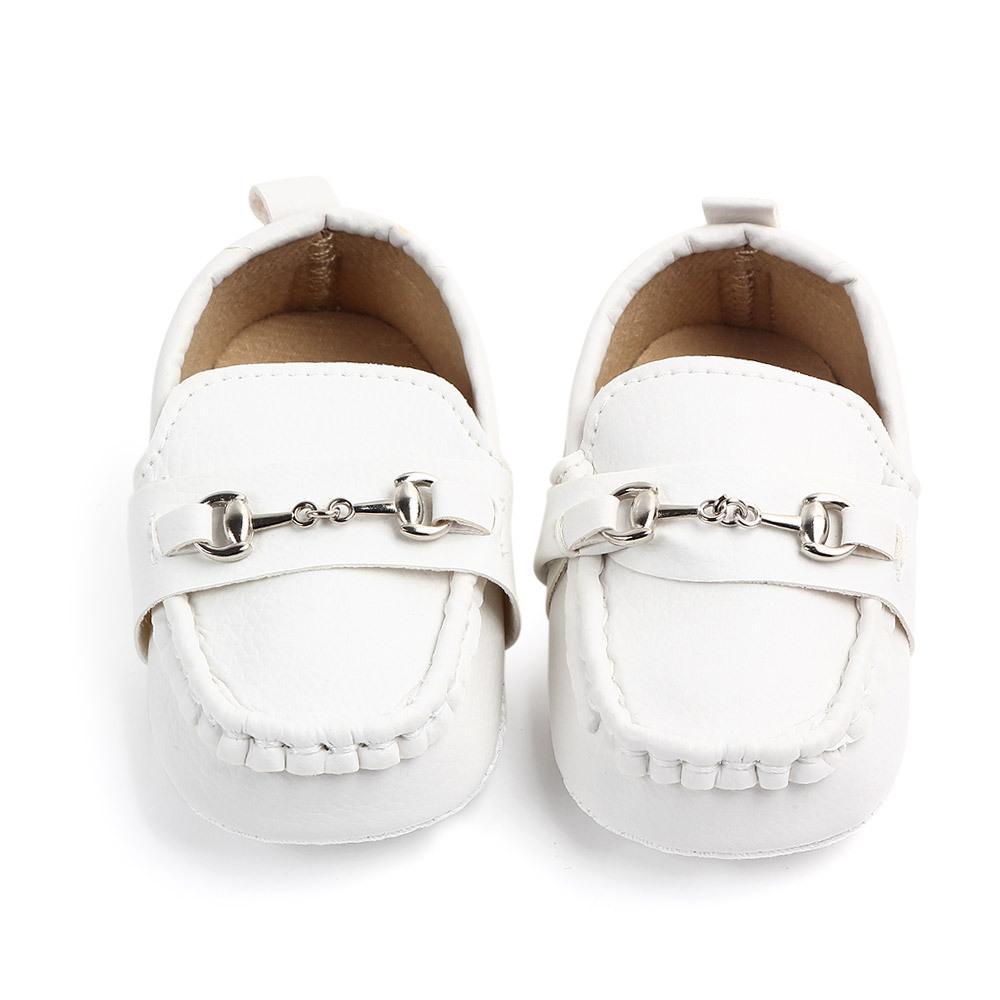Leather Baby Shoes Fashion Infant Boys Girls Anti-slip Soft Sole Newborn First Walkers Luxury Shoes Design For Kids