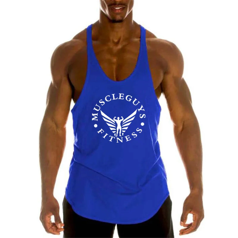 FlexFit Men's Muscle Gym Tank - Sleeveless Sportswear THRIXINE