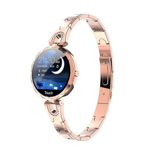 Fashion Women's Smart Watch Waterproof Wearable Device Heart Rate Monitor Sports Smartwatch For Women Ladies - SJB-DIAMOND ELITES