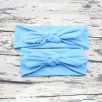 Modern Mother & Daughter Rabbit Ears Bow Hair Bands Cloth Headband Bowknot Headwear Bow