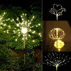 Modern Garden Luxury LED Solar Waterproof Lamp In Shape Of Tree Fireworks With Copper Wires - SJB-DIAMOND ELITES