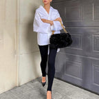 Elegant High Waist Cotton Fitness Basic Pants Casual Spring New Female Skinny Leggings Women Seamless Fitness Leggings Women Seamless Push Up Leggings Workout Pants Breathable Pants Stevvex