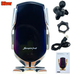 Automatic Luxury Modern Car Wireless Charger Infrared Induction Wireless Charger For Phones Sliver/Gold - SJB-DIAMOND ELITES