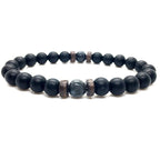 Lava Stone Men Wrist  Bracelet Natural Moonstone Bead Tibetan  Chakra Diffuser Bracelets For Men Jewelry Cool Gifts - SJB-DIAMOND ELITES