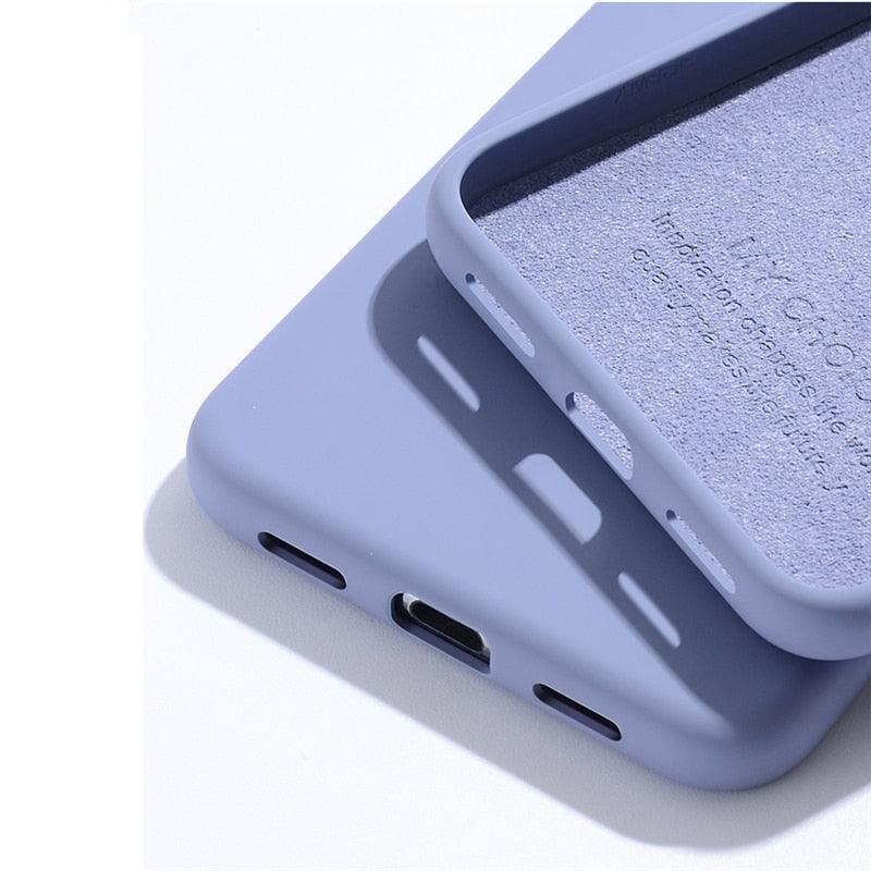 Soft-Touch Full-Body Protection Case For iPhone Case for iPhone 14 13 12 Pro Max Mini Cover Silicone Phone Case for iPhone Flexible Ergonomic Case Design  for iphone Stevvex