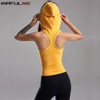 Women’s Hooded Yoga Running Tank Top
