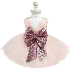 Luxury Girls First Birthday Dress for Newborn Baby Toddler for Princess Great for Parties and Carnivals Girl Party Prom Gown Clothing Wear 1-5 years