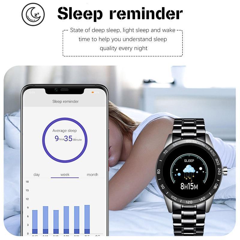 Smart Watch For Men With  LED Screen and  Heart Rate Monitor Blood Pressure Fitness tracker Sport waterproof Smartwatch - SJB-DIAMOND ELITES