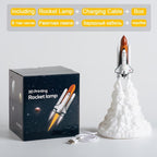Rocket Kids Space Shuttle Lamp and Moon lamps In Night Light By 3D Print For Space Lovers Rocket Lamp - SJB-DIAMOND ELITES