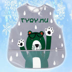 Adjustable Oil-proof  Food Grade Silicone Drool bib Soft And Comfortable Saliva Towel Lunch Baby Bib For Babies and Kids