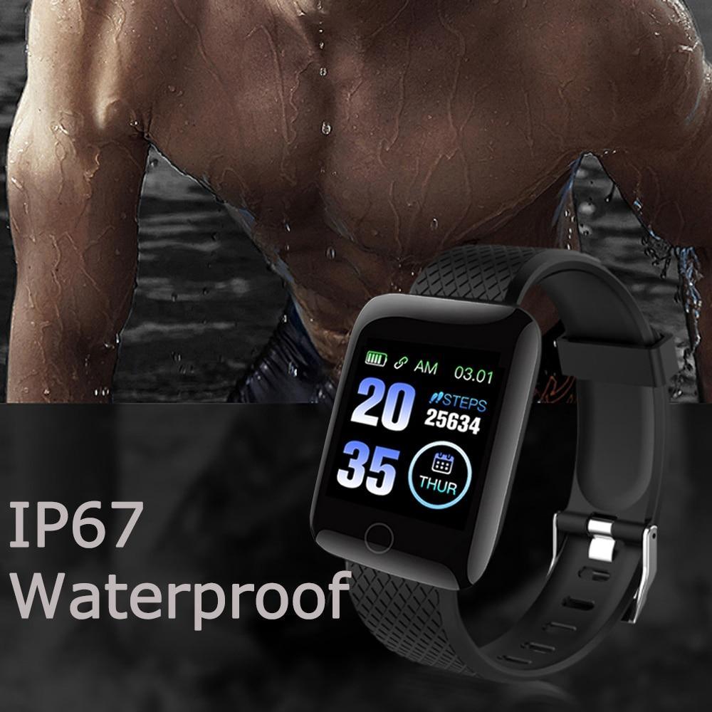 Stevvex D13 Smart Watches 116 Plus With Heart Rate Watch Smart Wristband Sports Watches With Waterproof Protection For Android Sistems - SJB-DIAMOND ELITES