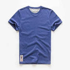Classic Cotton Men's Solid O-Neck Tee THRIXINE