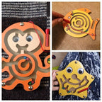 Children Magnetic Maze Toy Kids Wooden Puzzle Game Toy Kids Early Educational Brain Teaser Wooden Toy Intellectual Stevvex Board - SJB-DIAMOND ELITES