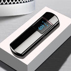 Luxury Modern New Personality USB Cigarette Lighter Fingerprint Induction Electronic Lighter Rechargeable - SJB-DIAMOND ELITES