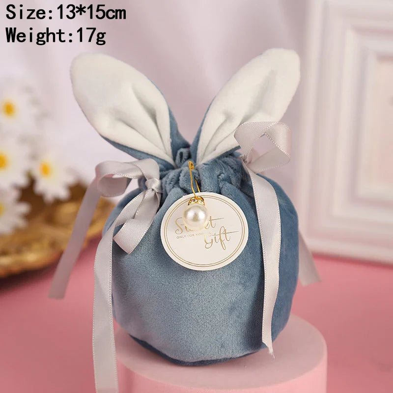 Cloth Easter Bags Cute Bunny Gift Packing Bags Wholesale Rabbit Chocolate Candy Bags Wedding Birthday Party Decoration 2025 New Lootquake LLC