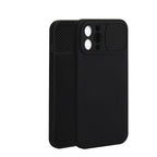 Sliding Lens Protective Silicone Case For iPhone 11 Pro Max Mini 12 Pro 13 Push Cover iphone Slide Camera Cover Case with Camera Lens Protector Cover Silicone Bumper Slim Phone Cover Compatible with iPhone Stevvex