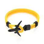 Modern Fashion Airplane Anchor Bracelets Men Charm Rope Chain Paracord Bracelet Women Male Air Force Style Wrap Metal Sport Hook Gift - SJB-DIAMOND ELITES