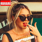 Elegant Retro  Love Heart Sunglasses Women Big Frame Personality Sunglasses Fashion Cute Retro Cat Eye Vintage Sunglasses  For Women and Girl - SJB-DIAMOND ELITES