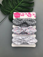 Baby Headband Flower Print Hair Wear for Newborn Baby Girl Headband for Little Girl Headbands Children Bow