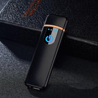 Luxury Modern New Personality USB Cigarette Lighter Fingerprint Induction Electronic Lighter Rechargeable - SJB-DIAMOND ELITES