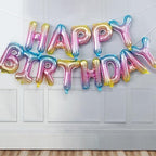 13pcs Luxury Happy Birthday Decoration Balloons Rose Gold Letter Foil Ballons Birthday Party Decorations Globos Balony Anniversaire For Birthdays and Celebrations - SJB-DIAMOND ELITES