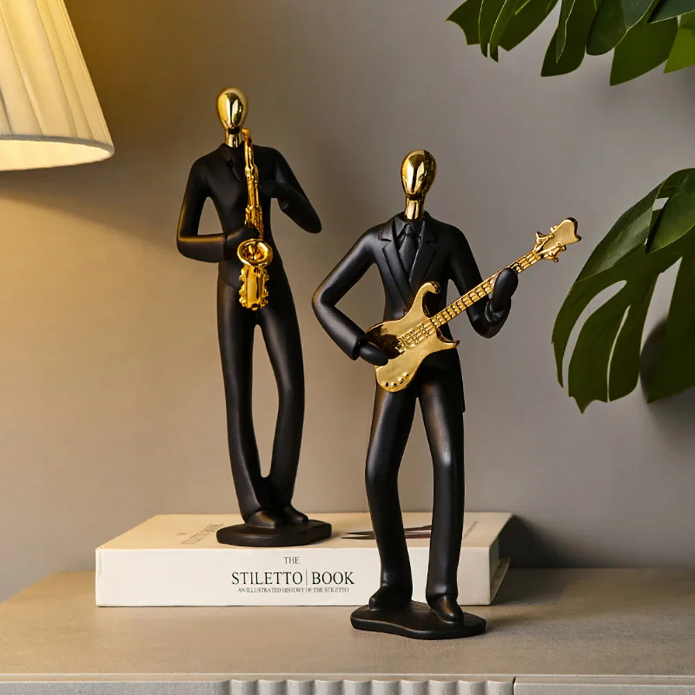 Abstract Sculpture Human Figurines Modern Home Decoration Resin Character Statue Living Room Office Bookshelf Decor Accessories