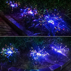 Modern Garden Luxury LED Solar Waterproof Lamp In Shape Of Tree Fireworks With Copper Wires - SJB-DIAMOND ELITES