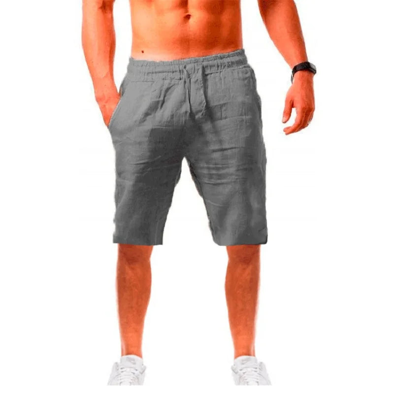 BreezeFit Men's Linen Shorts: Cool, Stylish, Versatile THRIXINE