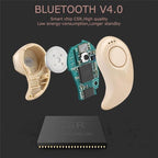 Mini Wireless Bluetooth Earphone in Ear Sport with Mic Handsfree Headset Earbuds for All Phone Android - SJB-DIAMOND ELITES