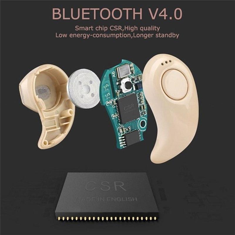 Mini Wireless Bluetooth Earphone in Ear Sport with Mic Handsfree Headset Earbuds for All Phone Android - SJB-DIAMOND ELITES