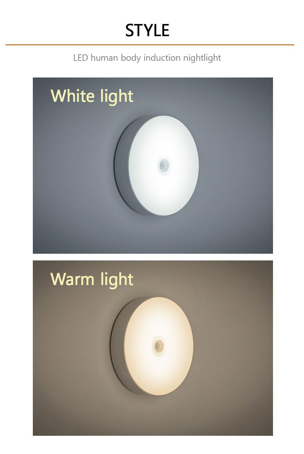 STEVVEX latest 2020 Night Lamps With active Motion Sensors  Warm/White Night Lights easily accessible in home as kids Night Light as for Kitchen/ Cabinet/ Wardrobe with functional purposes - SJB-DIAMOND ELITES