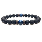 Lava Stone Men Wrist  Bracelet Natural Moonstone Bead Tibetan  Chakra Diffuser Bracelets For Men Jewelry Cool Gifts - SJB-DIAMOND ELITES