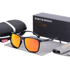Square High Quality Titanium  Sunglasses for Men Polarized Sunglasses With Mirror Gradient Glasses Titanium  TR90 Frame Oculos De Sol gafas and UV400 Protection - SJB-DIAMOND ELITES