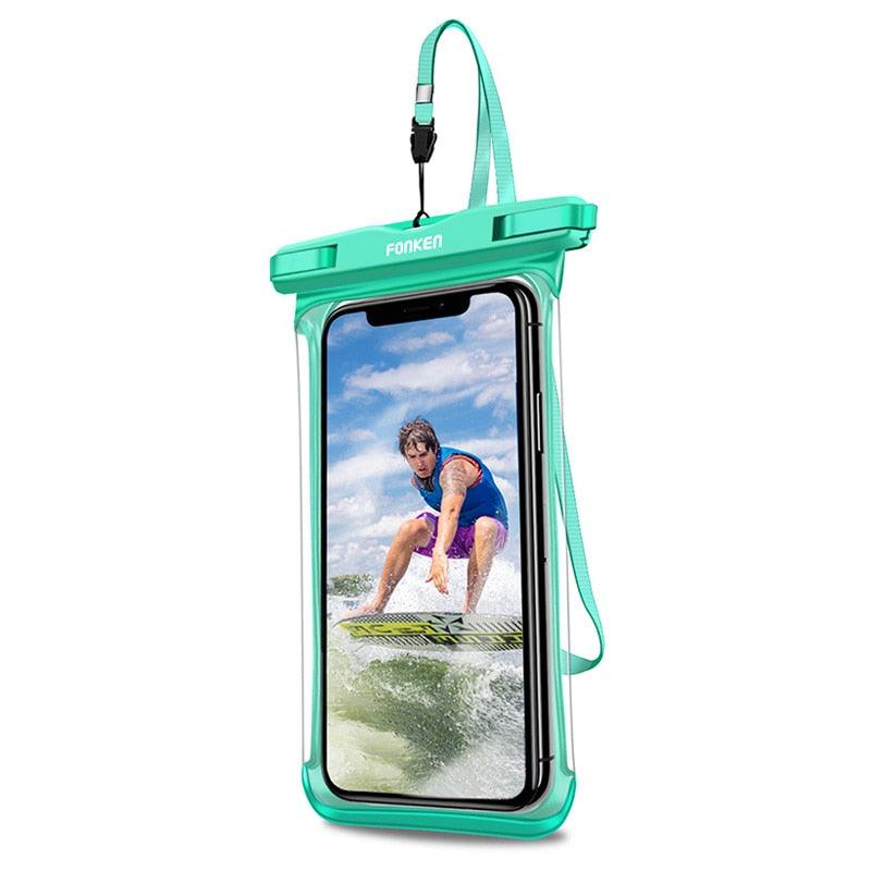 Modern Waterproof Case For Phone Full View Universal Soft Phone Cover For iPhone Water Proof Bag Waterproof Phone Case With Lanyard for iPhone Waterproof Bag Stevvex