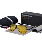 Luxury Elegent Original Night Vision Glasses Luxury Brand Night Driving Glasses For Women and Men With UV400 Protection - SJB-DIAMOND ELITES