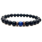 Lava Stone Men Wrist  Bracelet Natural Moonstone Bead Tibetan  Chakra Diffuser Bracelets For Men Jewelry Cool Gifts - SJB-DIAMOND ELITES