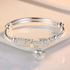 Rose Gold Stainless Steel Bracelets & Bangles Female Heart Forever Love Charm Bracelet For Women - SJB-DIAMOND ELITES